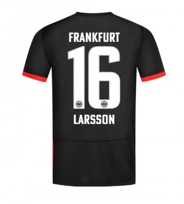 Eintracht Frankfurt Hugo Larsson #16 Bortatröja 2024-25 Kortärmad